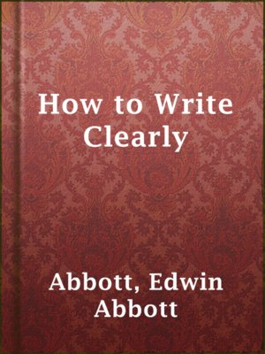 cover image of How to Write Clearly